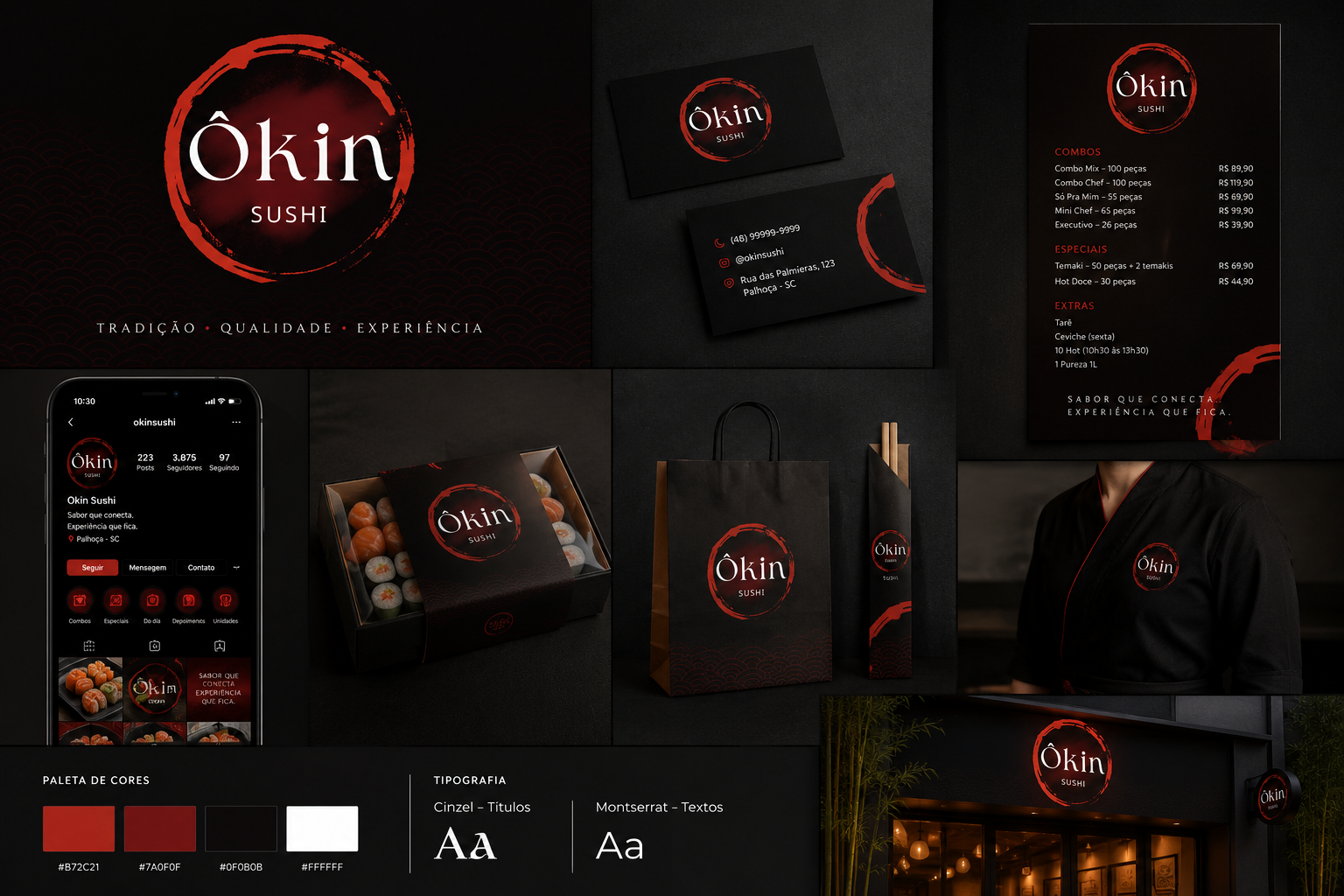 Kit de Branding — Okin Sushi